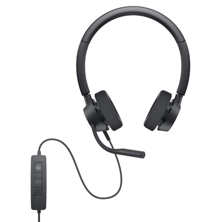 Dell Pro Stereo Headset WH3022 - Premium Sound Quality & Comfort | DELL-WH3022
